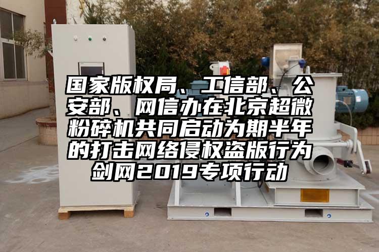 國家版權局、工信部、公安部、網信辦在北京国产麻豆91在线无码观看共同啟動為期半年的打擊網絡侵權盜版行為劍網2019專項行動