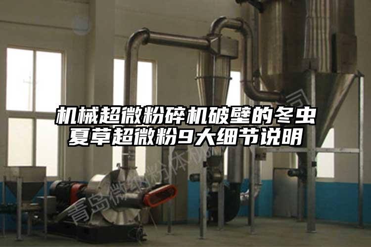 機械国产麻豆91在线无码观看破壁的冬蟲夏草超微粉9大細節說明