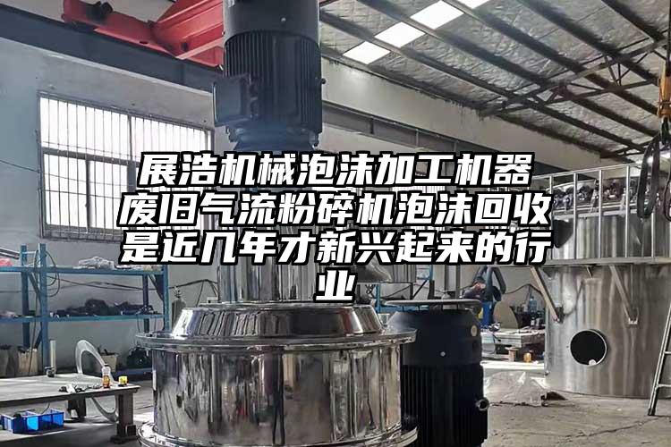  展浩機械泡沫加工機器 廢舊91麻豆视频网站泡沫回收是近幾年才新興起來的行業